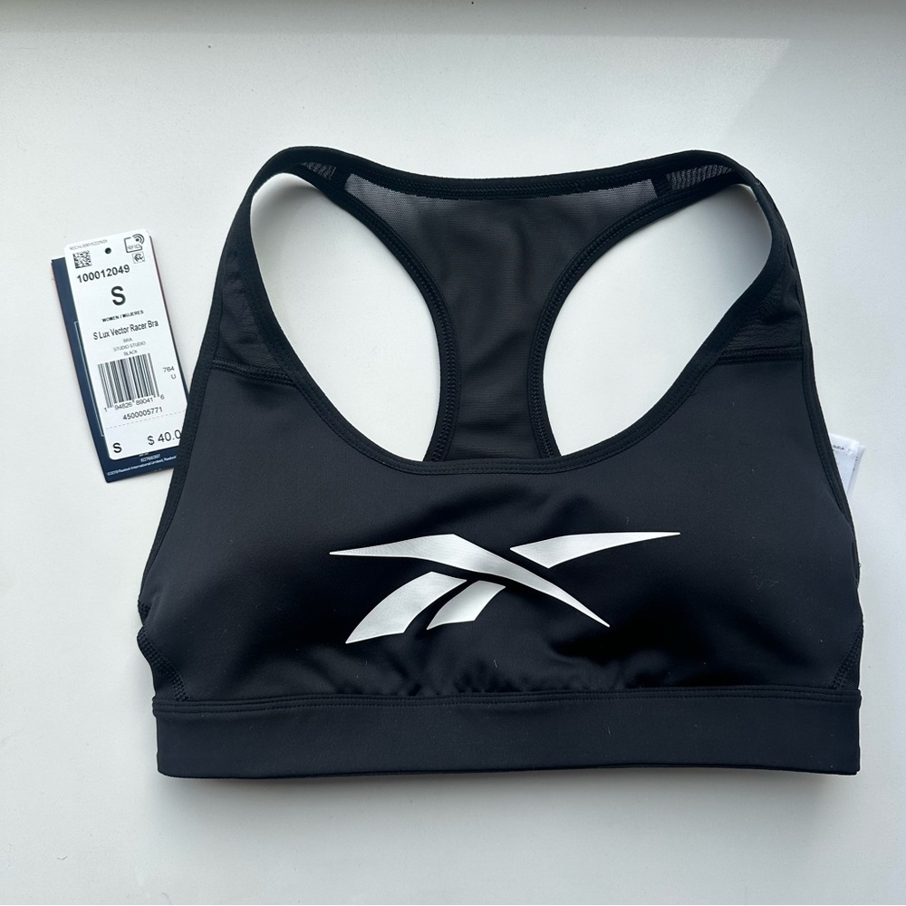 Brand New Reebok Lux Vector Race Bra